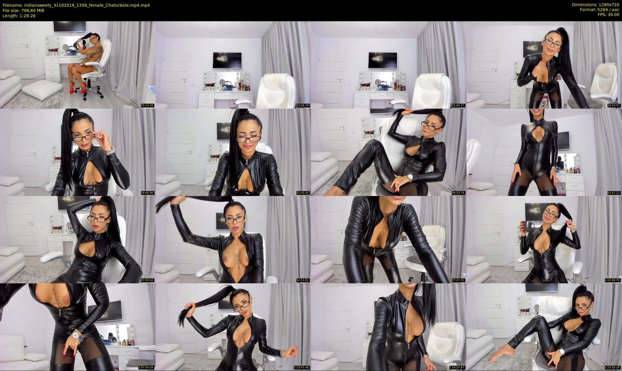 indiansweety — 89 minute Chaturbate female cam show recording, 720p, Oct 31, 2019