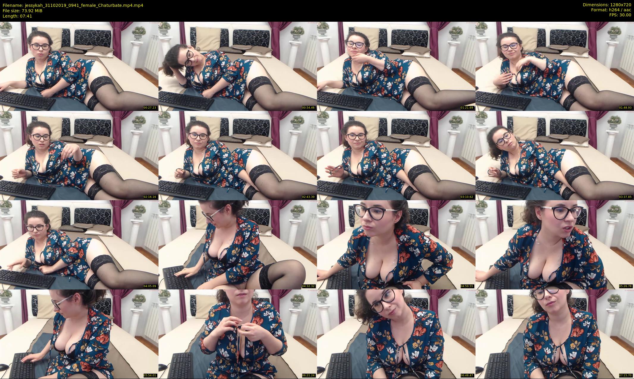 jessykah — 8 minute Chaturbate female cam show recording, 720p, Oct 31, 2019