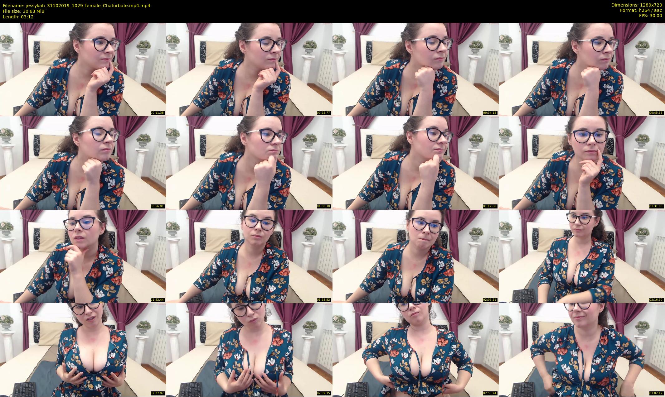 jessykah — 4 minute Chaturbate female cam show recording, 720p, Oct 31, 2019