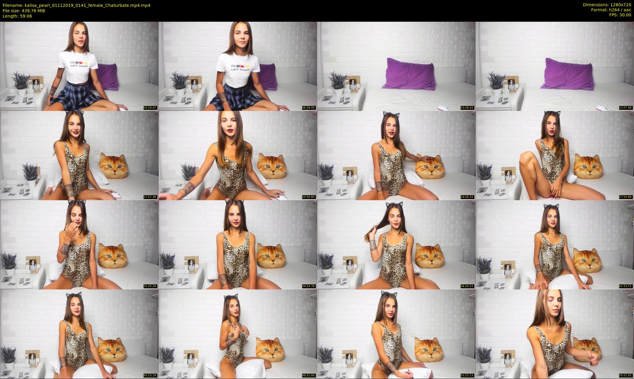 kalisa_pearl — 60 minute Chaturbate female cam show recording, 720p, Nov 1, 2019