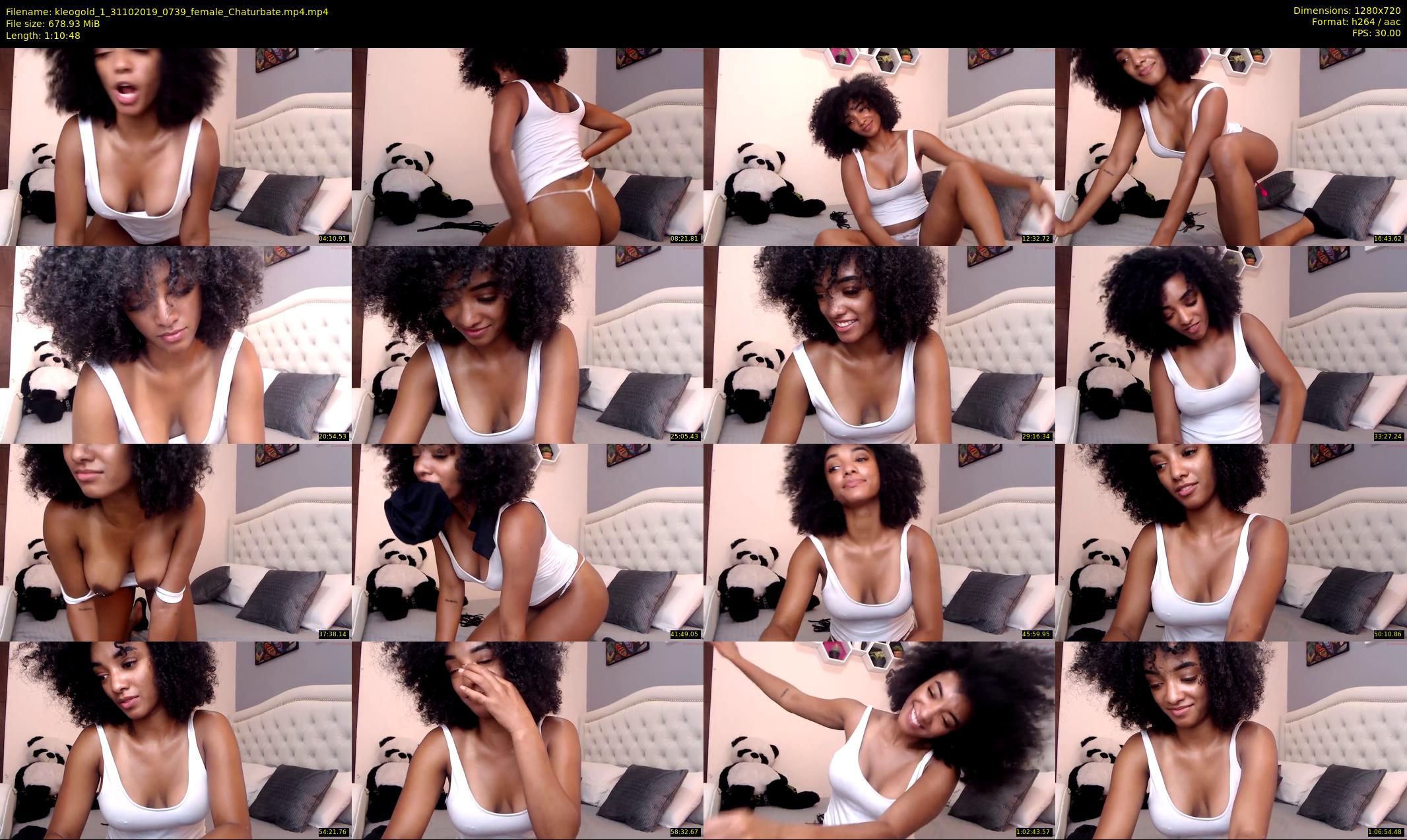 kleogold_1 — 71 minute Chaturbate female cam show recording, 720p, Oct 31, 2019