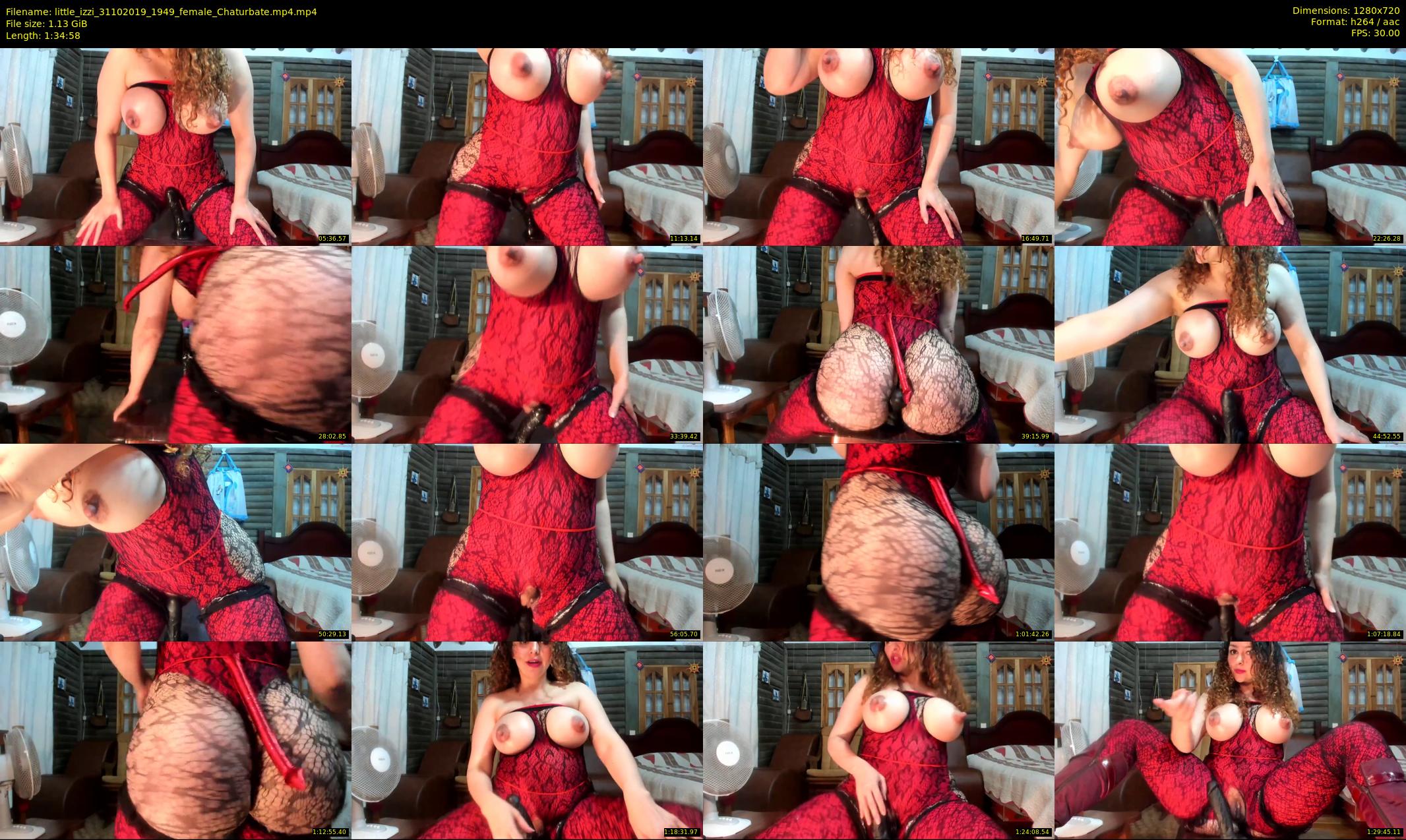 little_izzi — 95 minute Chaturbate female cam show recording, 720p, Oct 31, 2019