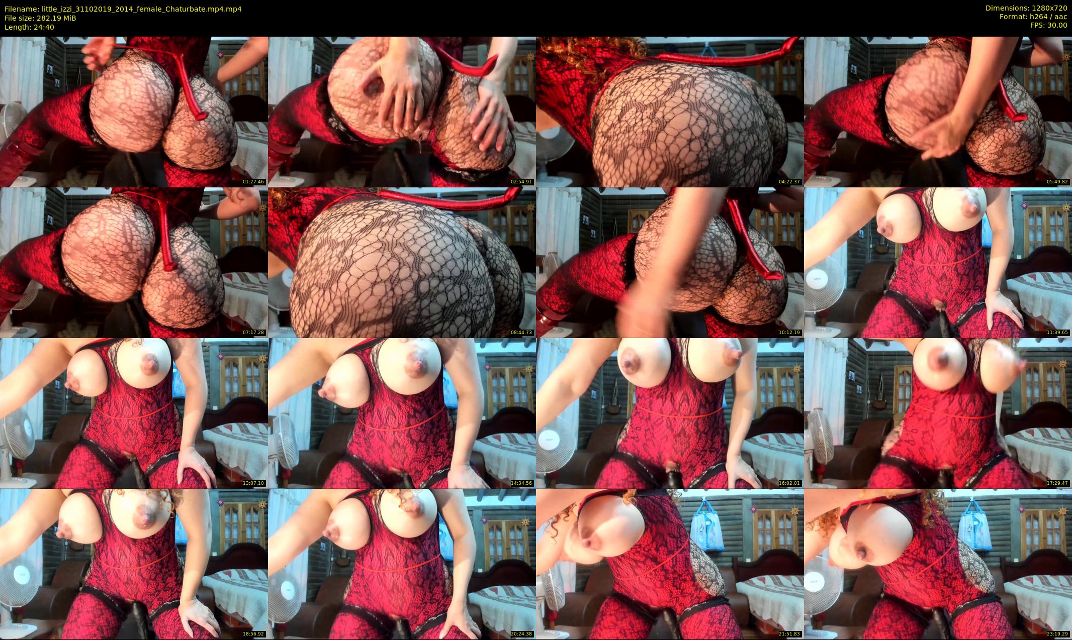 little_izzi — 25 minute Chaturbate female cam show recording, 720p, Oct 31, 2019