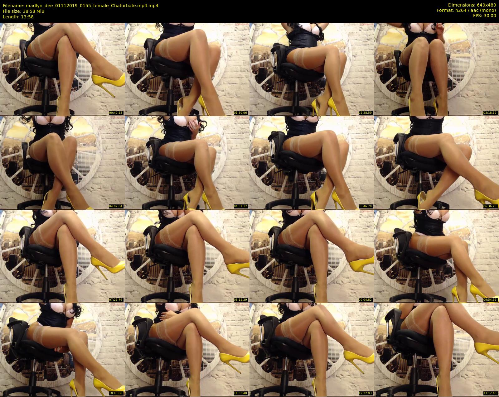 madlyn_dee — 14 minute Chaturbate female cam show recording, 480p, Nov 1, 2019