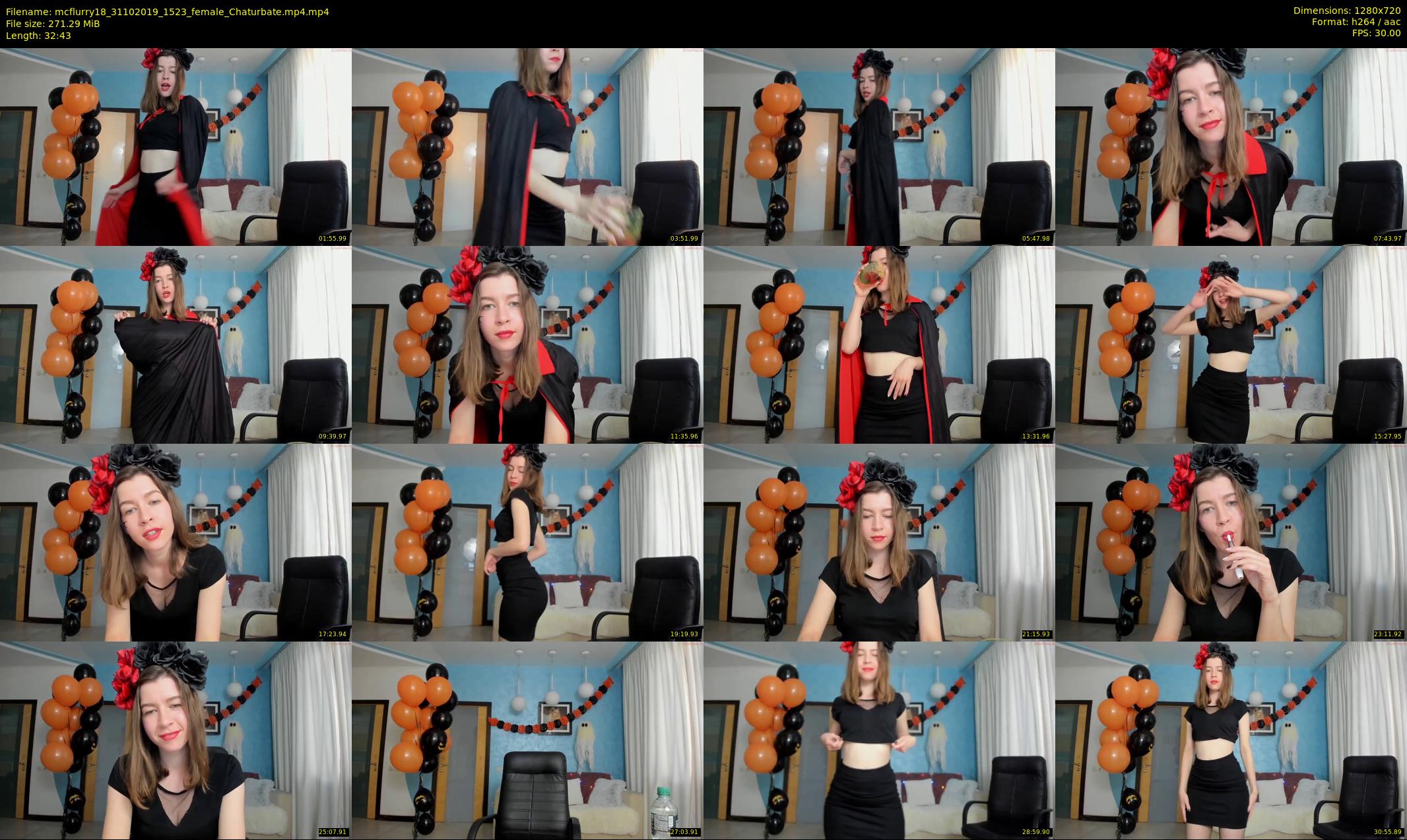 mcflurry18 — 33 minute Chaturbate female cam show recording, 720p, Oct 31, 2019