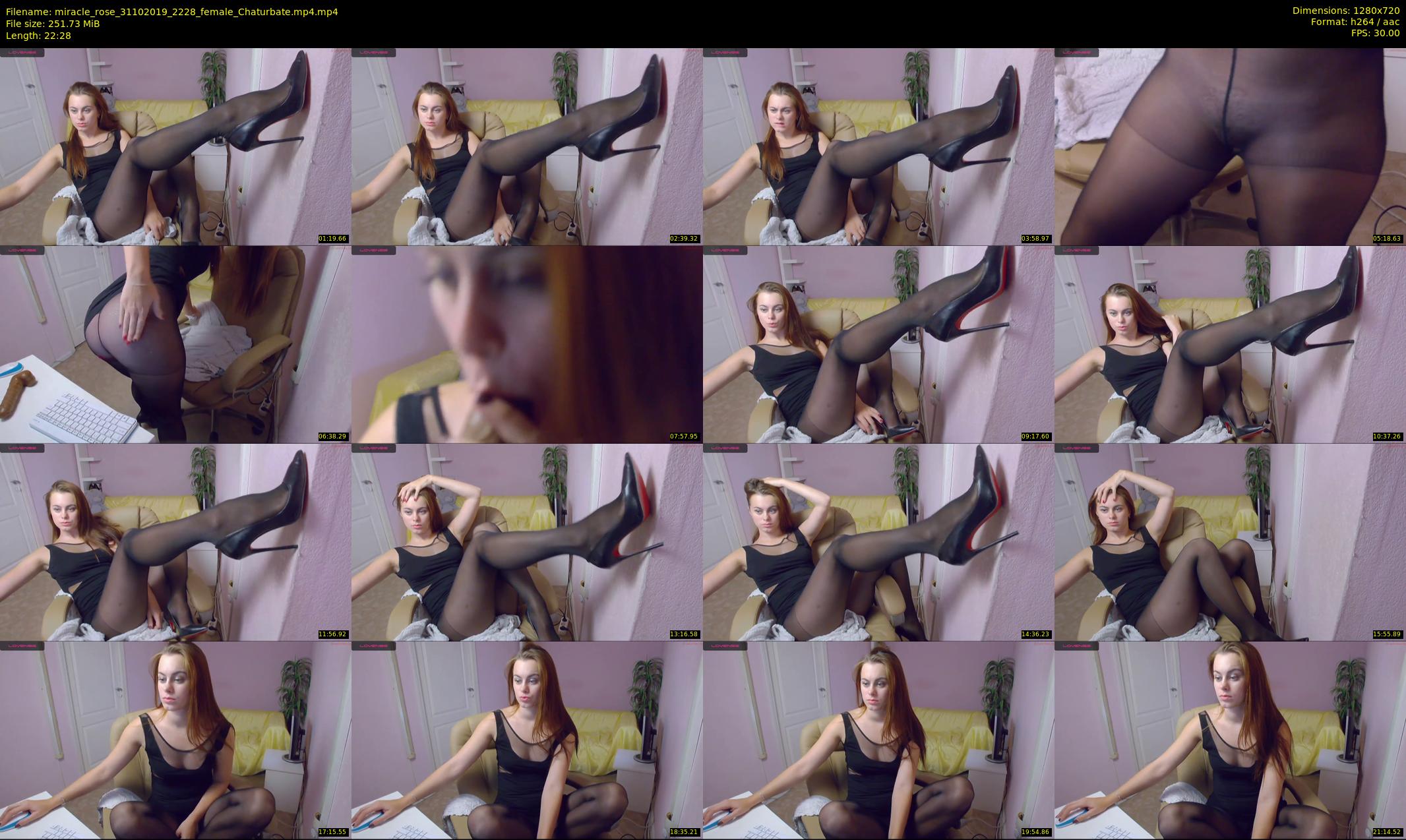 miracle_rose — 23 minute Chaturbate female cam show recording, 720p, Oct 31, 2019