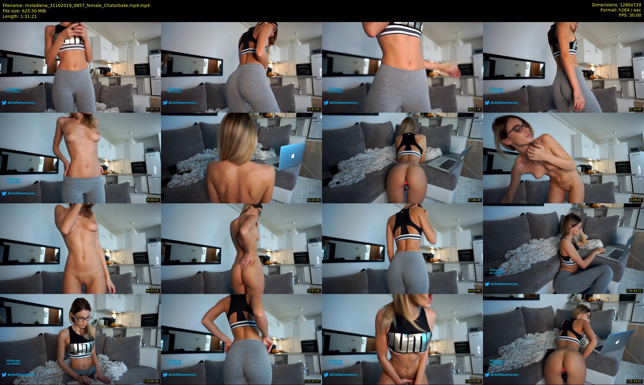 mvladlena — 92 minute Chaturbate female cam show recording, 720p, Oct 31, 2019