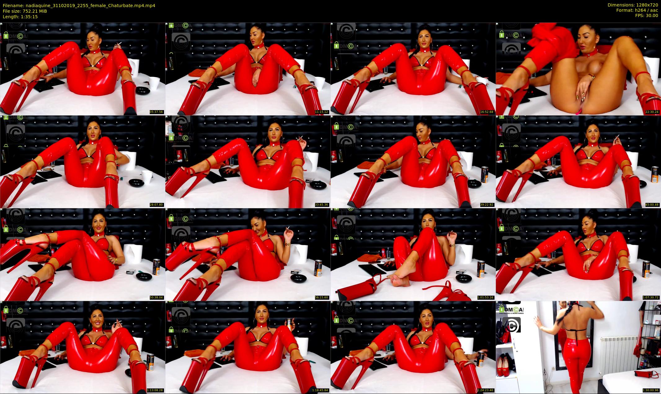 nadiaquine — 96 minute Chaturbate female cam show recording, 720p, Oct 31, 2019