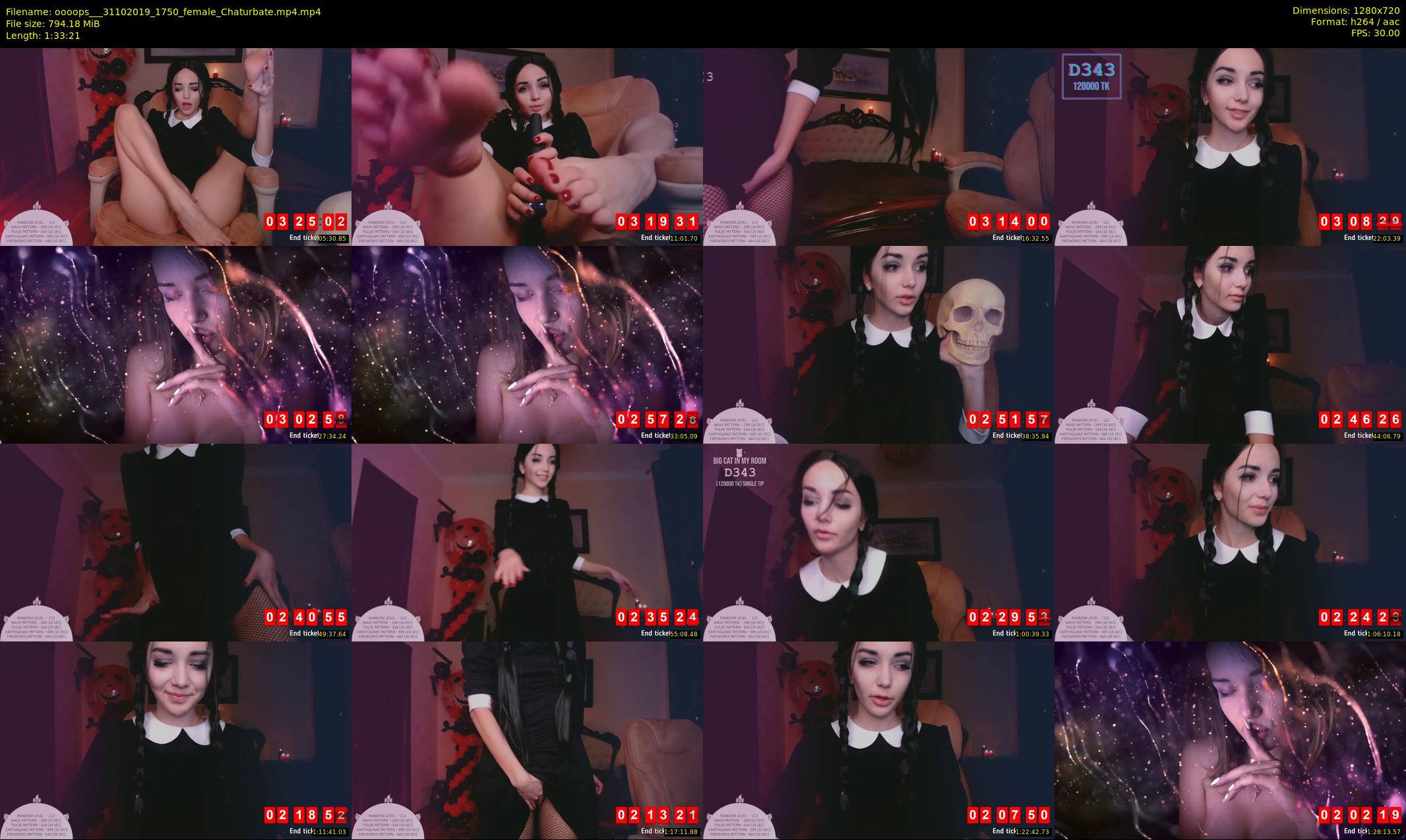 oooops__ — 94 minute Chaturbate female cam show recording, 720p, Oct 31, 2019