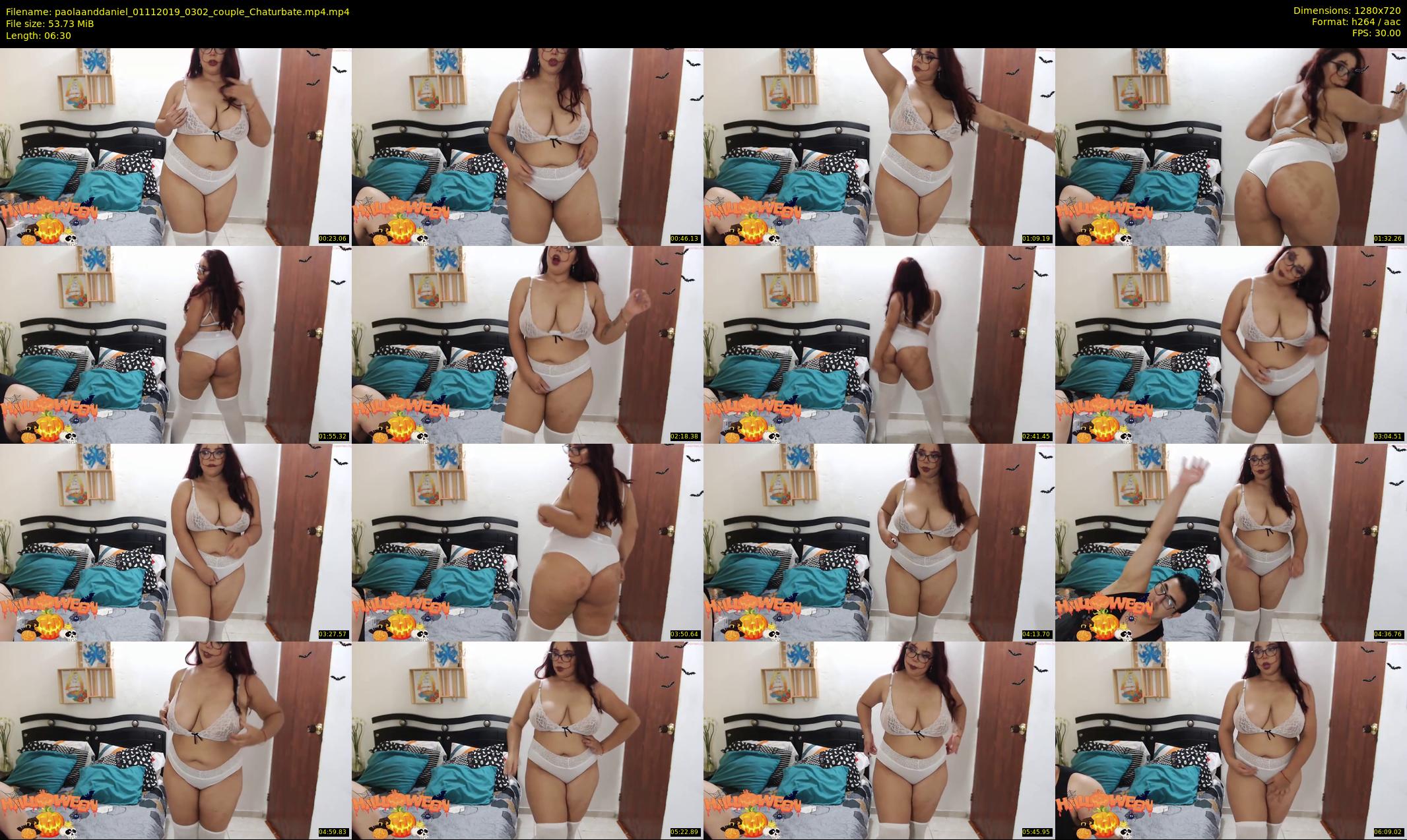 paolaanddaniel — 7 minute Chaturbate couple cam show recording, 720p, Nov 1, 2019