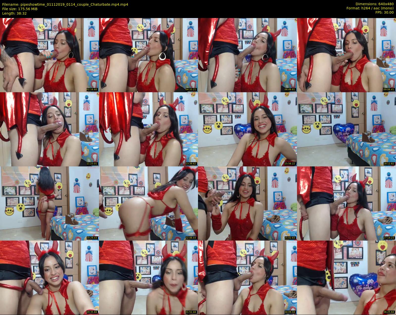 pipeshowtime — 39 minute Chaturbate couple cam show recording, 480p, Nov 1, 2019