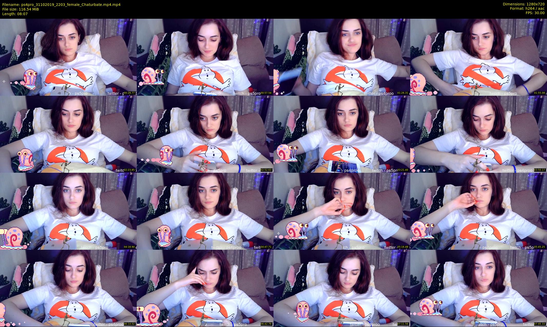 ps4pro — 9 minute Chaturbate female cam show recording, 720p, Oct 31, 2019