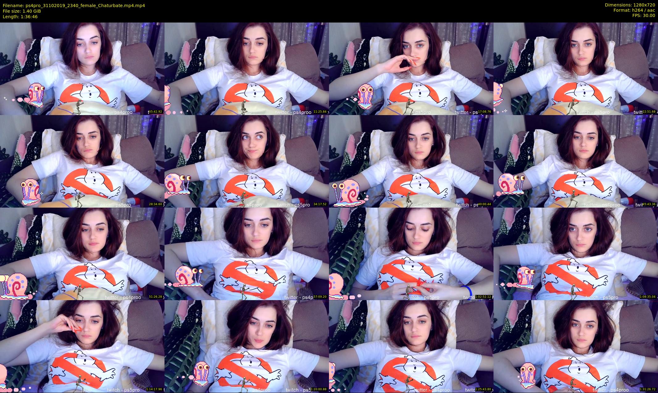 ps4pro — 97 minute Chaturbate female cam show recording, 720p, Oct 31, 2019