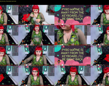 pyrowayne — 102 minute Chaturbate female cam show recording, 720p, Oct 31, 2019