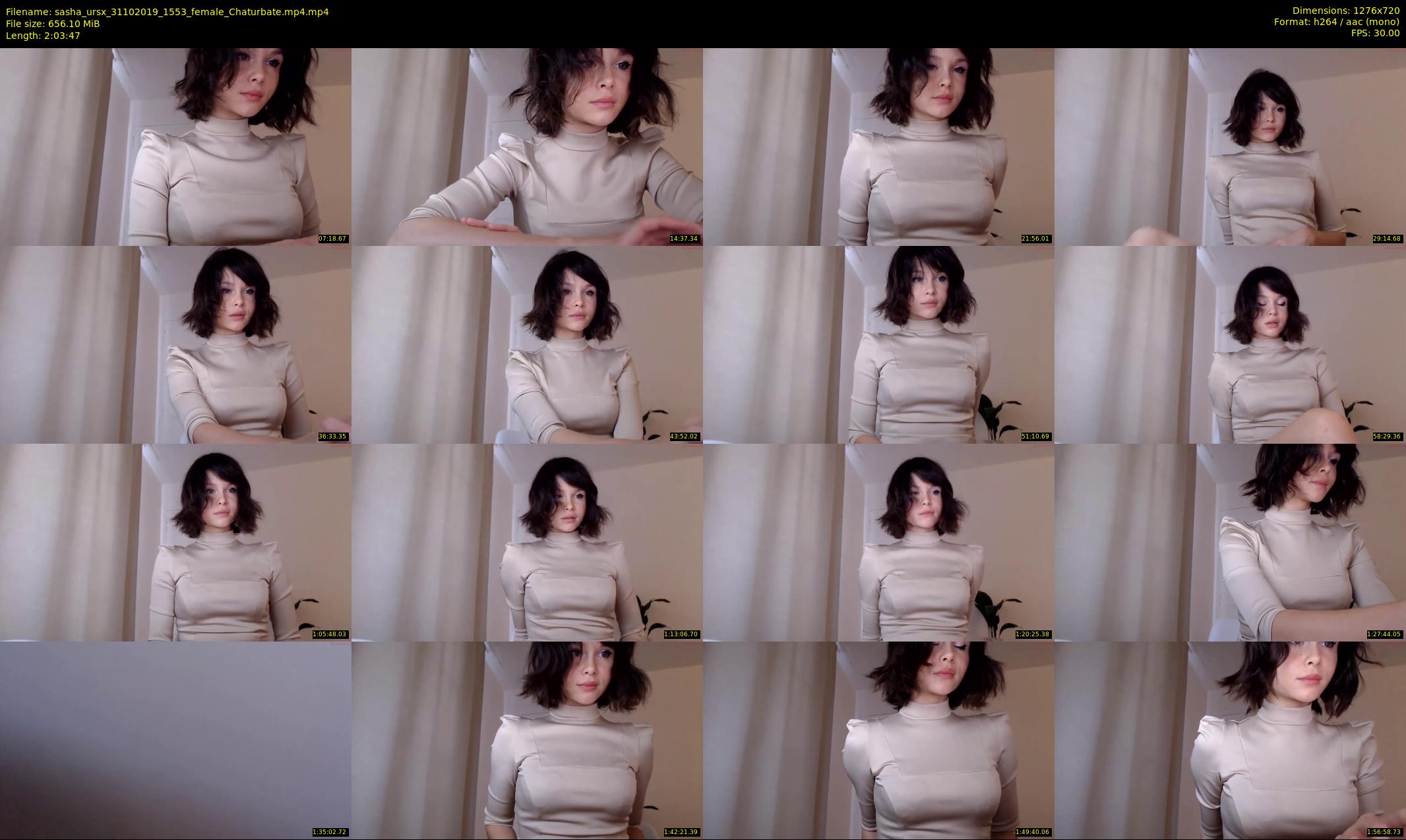 sasha_ursx — 124 minute Chaturbate female cam show recording, 720p, Oct 31, 2019