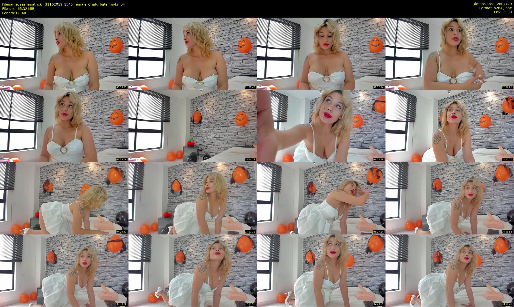 sashapatrick_ — 9 minute Chaturbate female cam show recording, 720p, Oct 31, 2019