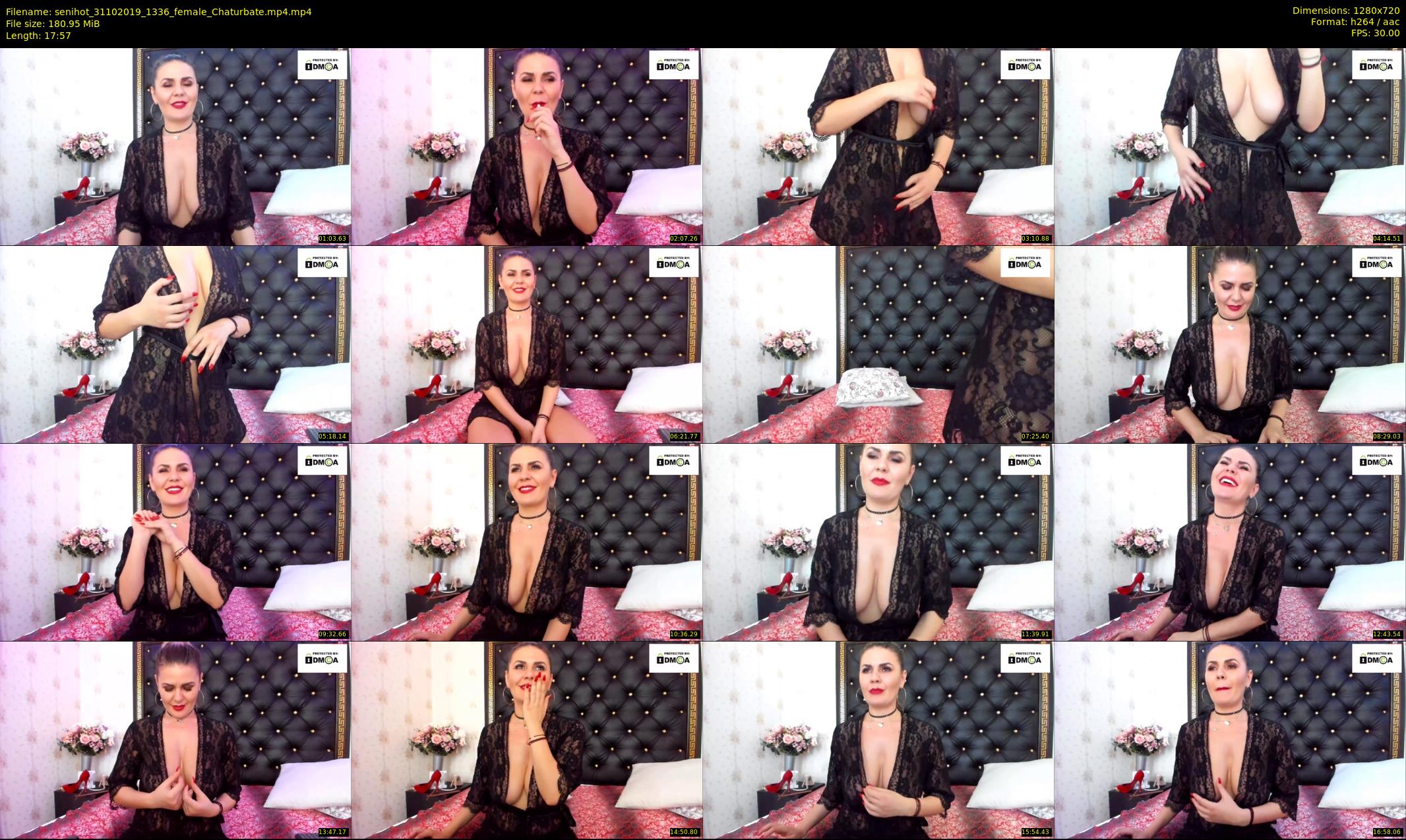 senihot — 18 minute Chaturbate female cam show recording, 720p, Oct 31, 2019