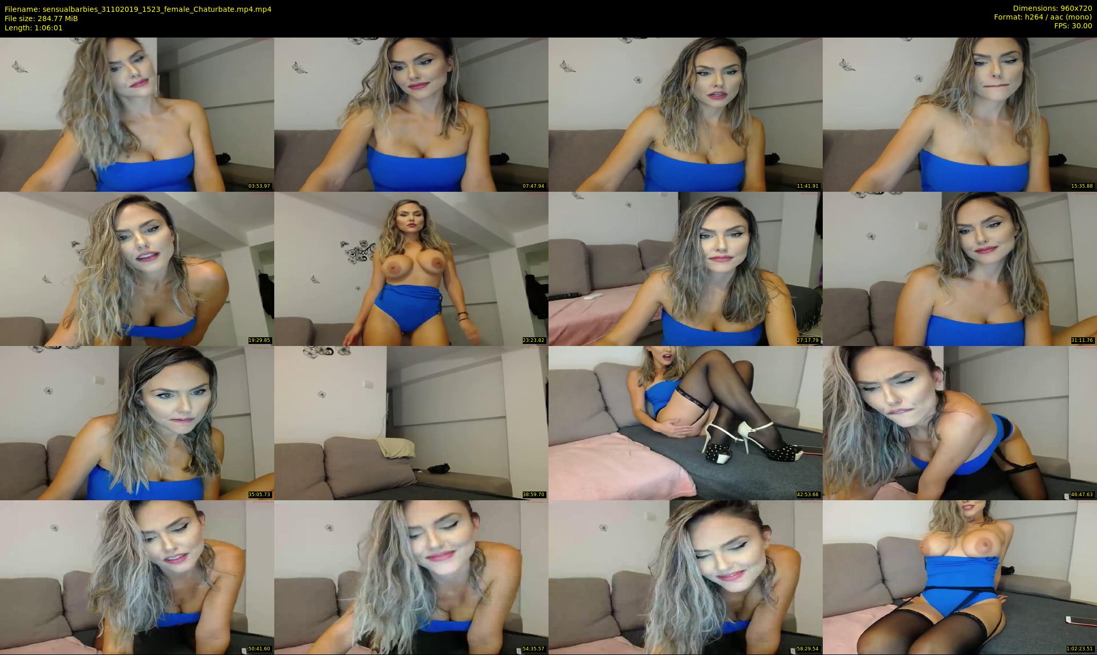 sensualbarbies — 67 minute Chaturbate female cam show recording, 720p, Oct 31, 2019