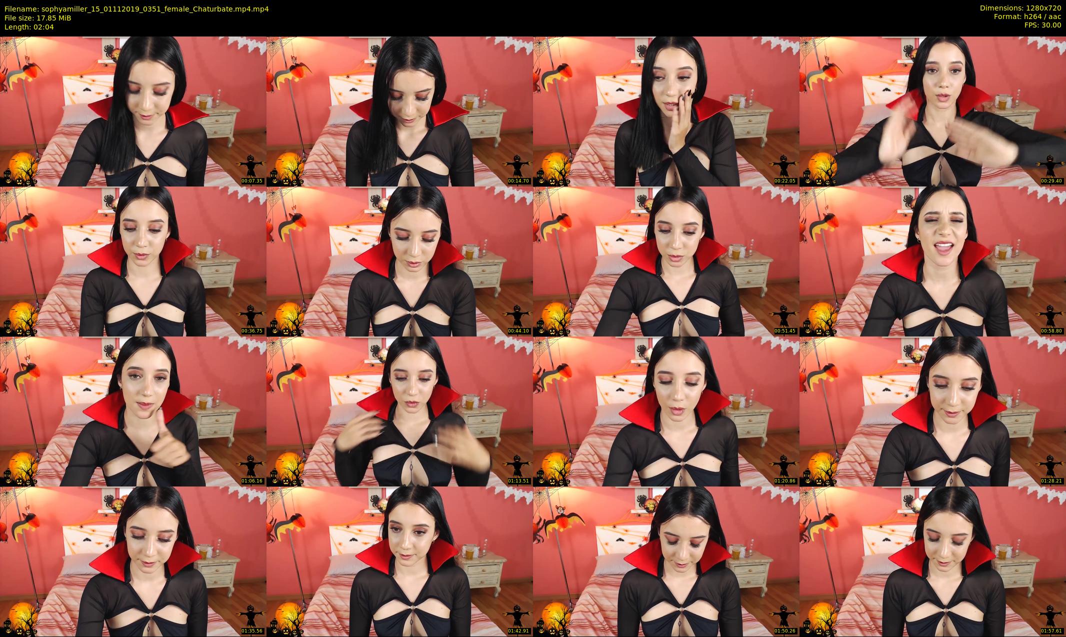 sophyamiller_15 — 3 minute Chaturbate female cam show recording, 720p, Nov 1, 2019