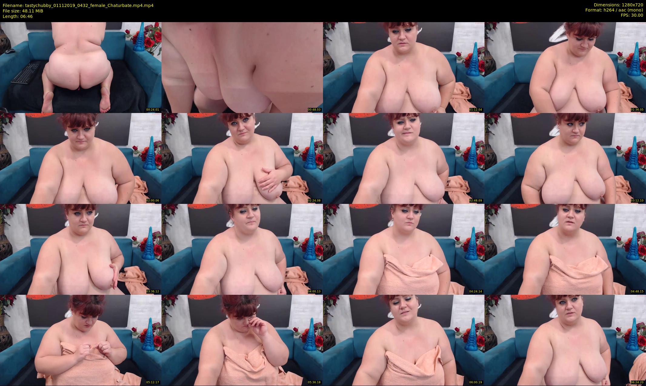 tastychubby — 7 minute Chaturbate female cam show recording, 720p, Nov 1, 2019