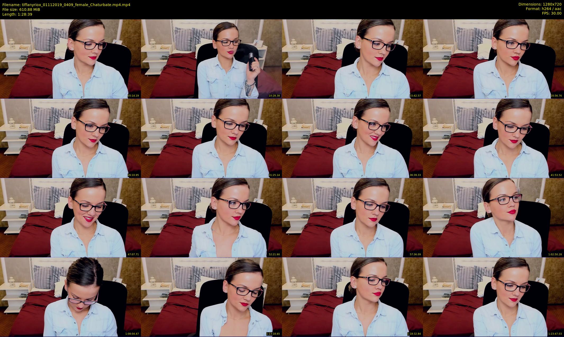 tiffanyriox — 89 minute Chaturbate female cam show recording, 720p, Nov 1, 2019