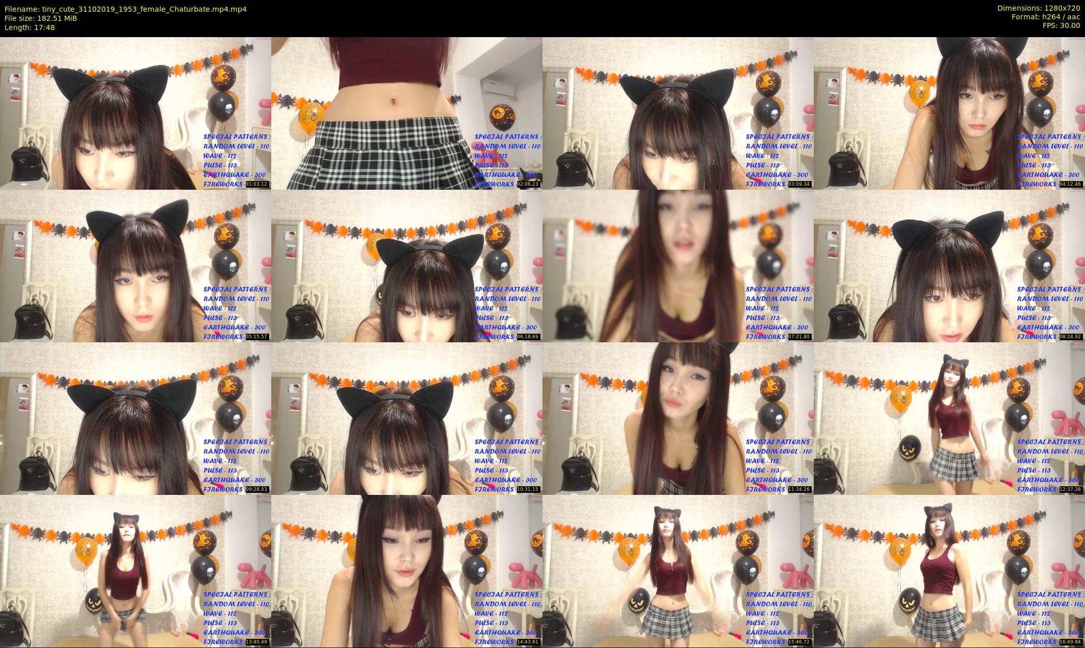 tiny_cute — 18 minute Chaturbate female cam show recording, 720p, Oct 31, 2019