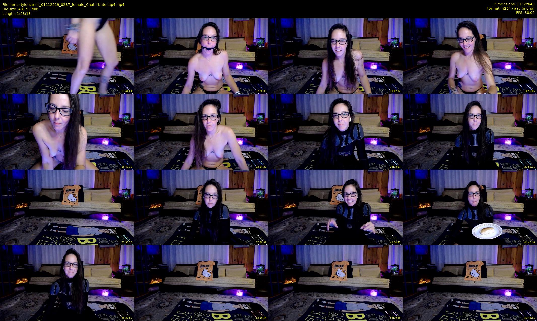 tylersands — 64 minute Chaturbate female cam show recording, 480p, Nov 1, 2019