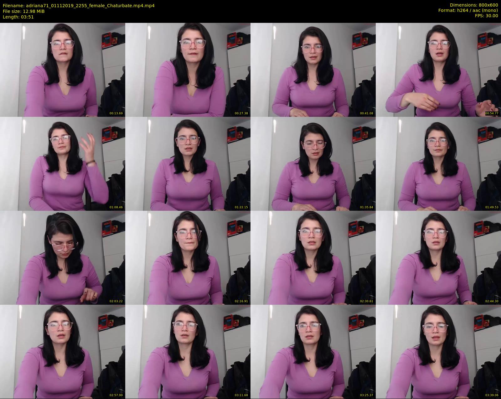 adriana71 — 4 minute Chaturbate couple cam show recording, 480p, Nov 1, 2019