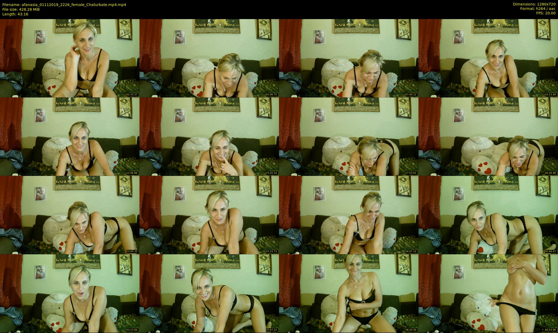 afanasia — 44 minute Chaturbate female cam show recording, 720p, Nov 1, 2019