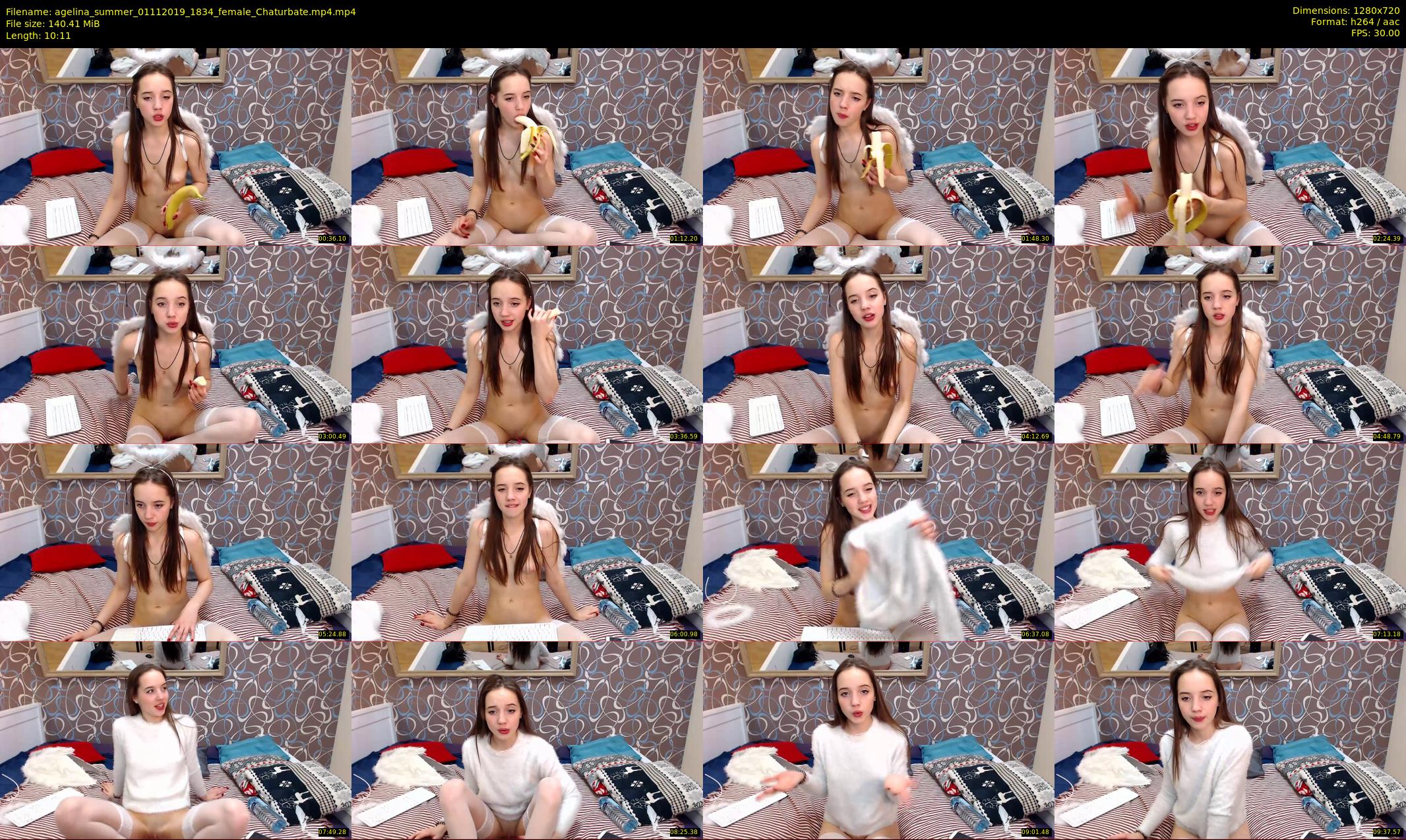 agelina_summer — 11 minute Chaturbate female cam show recording, 720p, Nov 1, 2019