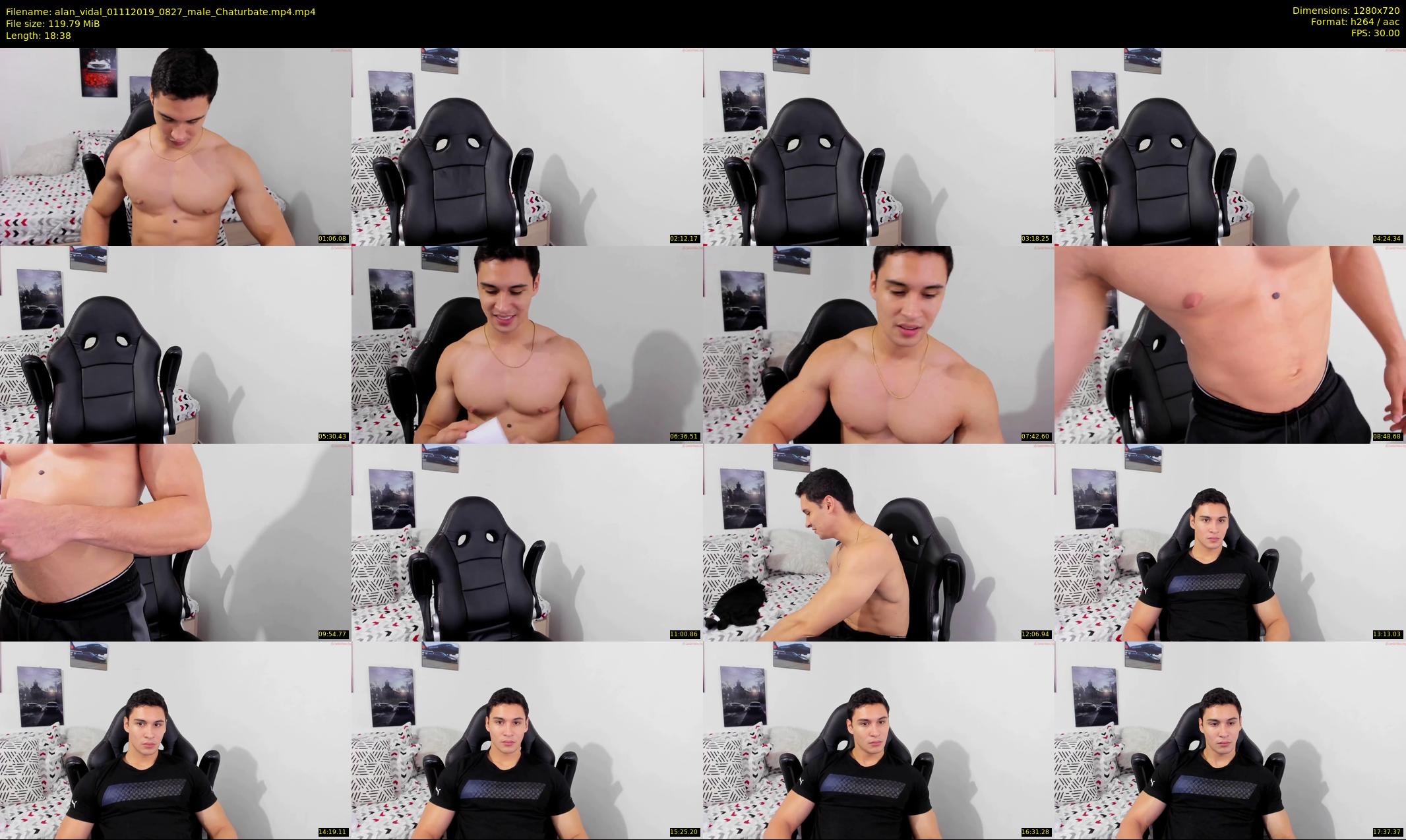 alan_vidal — 19 minute Chaturbate male cam show recording, 720p, Nov 1, 2019