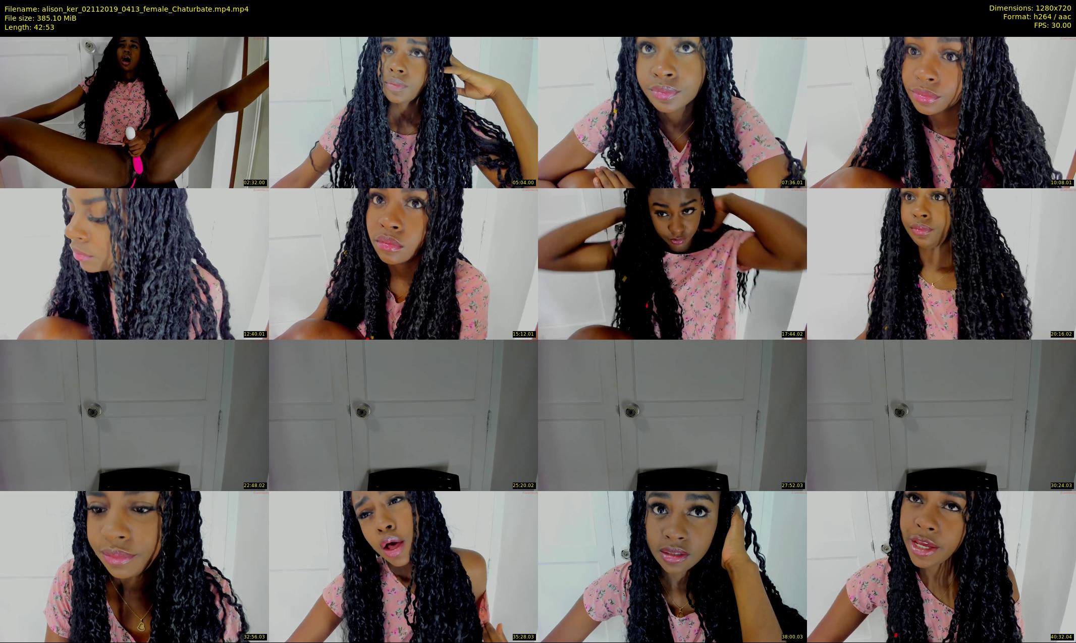 alison_ker — 43 minute Chaturbate female cam show recording, 720p, Nov 2, 2019