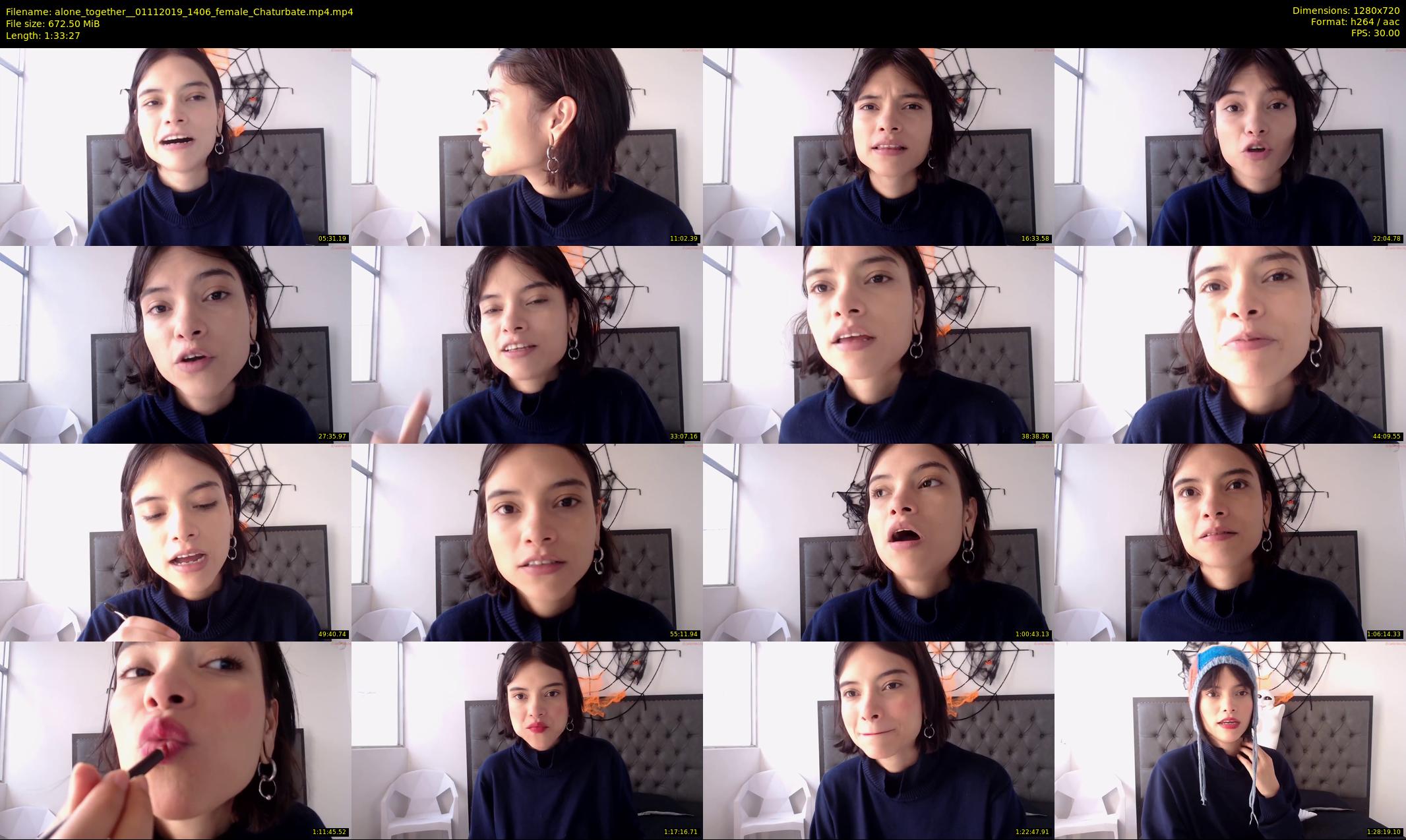 alone_together_ — 94 minute Chaturbate female cam show recording, 720p, Nov 1, 2019