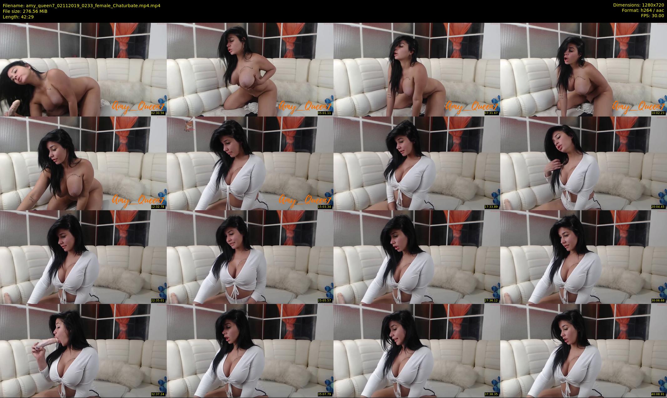 amy_queen7 — 43 minute Chaturbate female cam show recording, 720p, Nov 2, 2019
