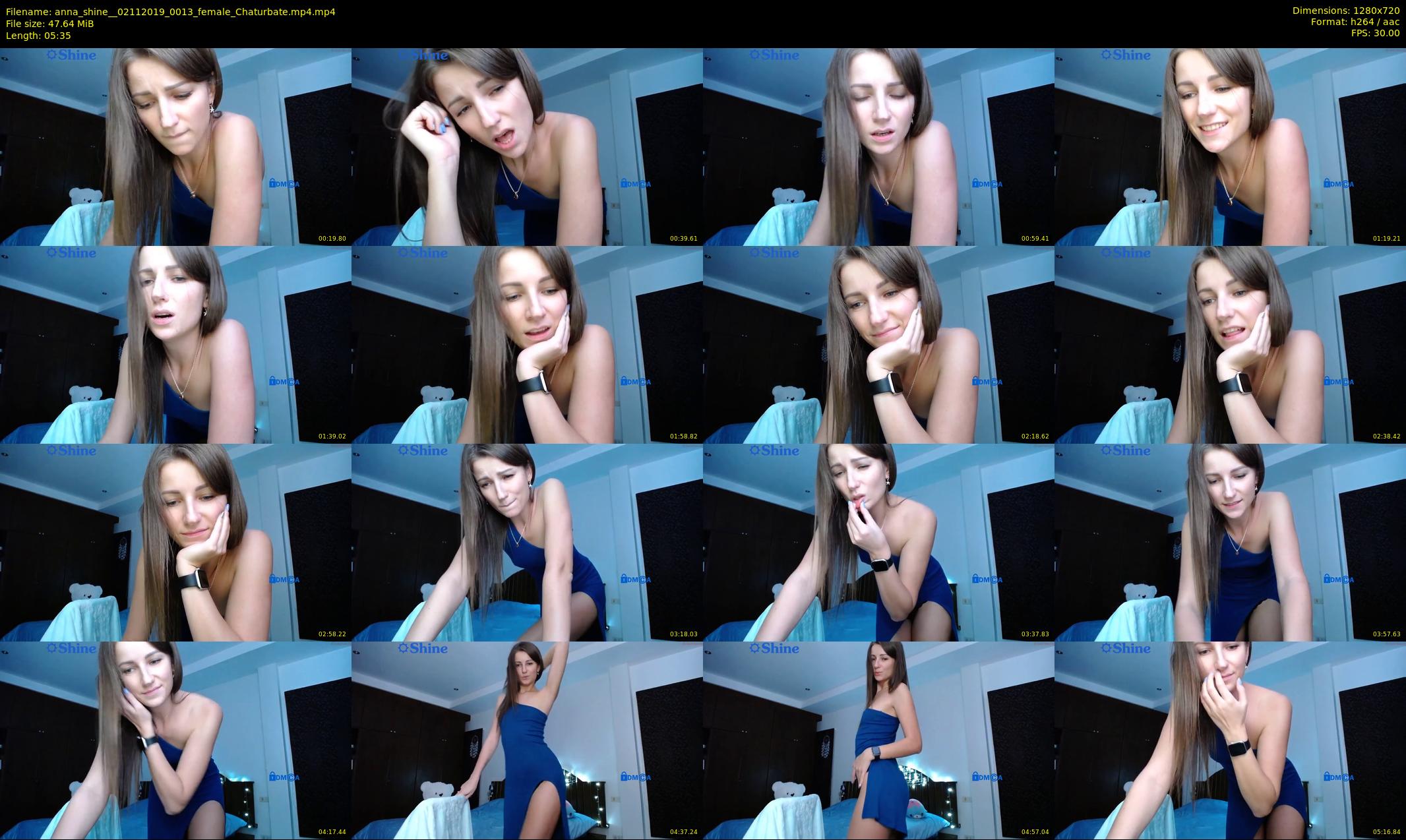 anna_shine_ — 6 minute Chaturbate female cam show recording, 720p, Nov 2, 2019