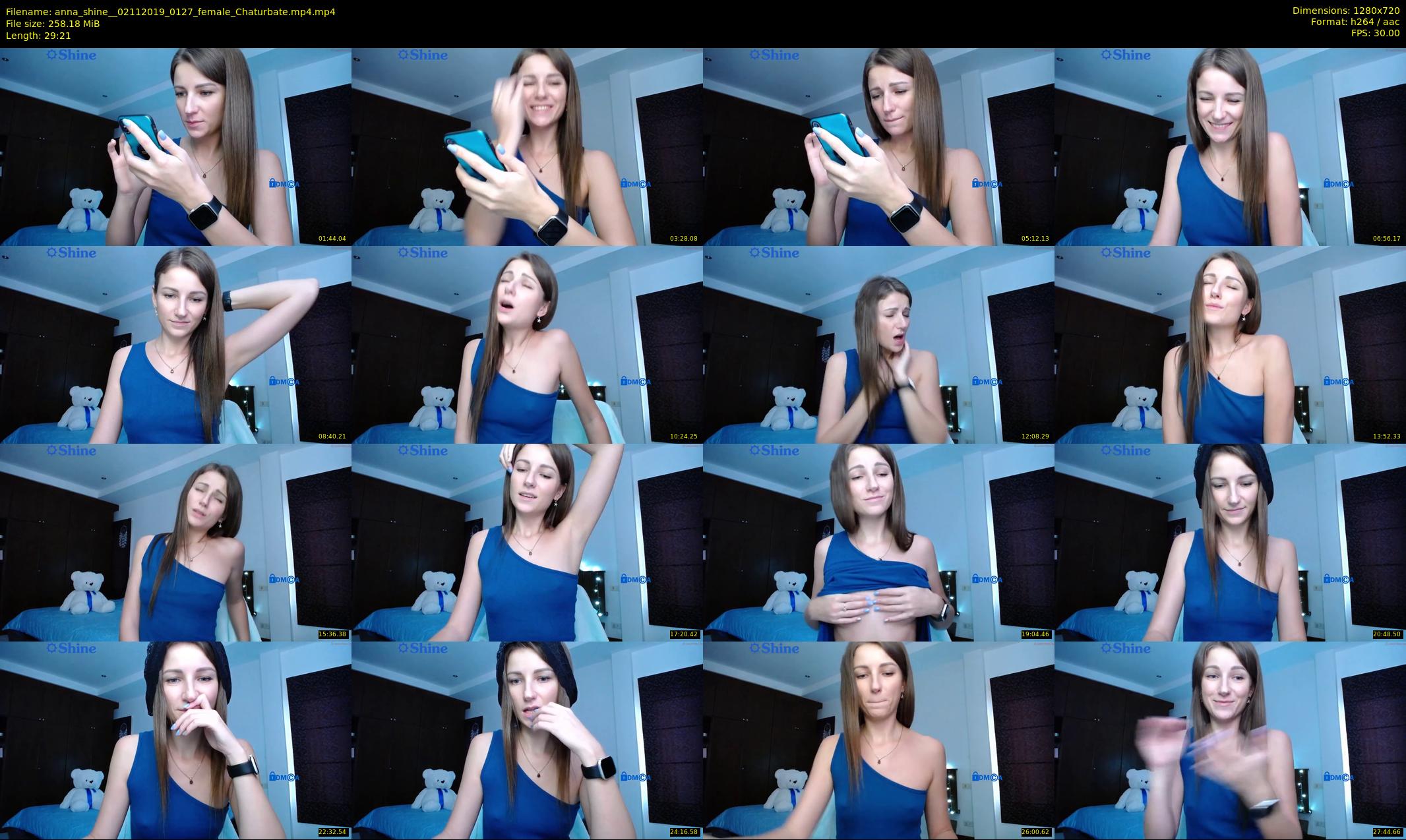 anna_shine_ — 30 minute Chaturbate female cam show recording, 720p, Nov 2, 2019