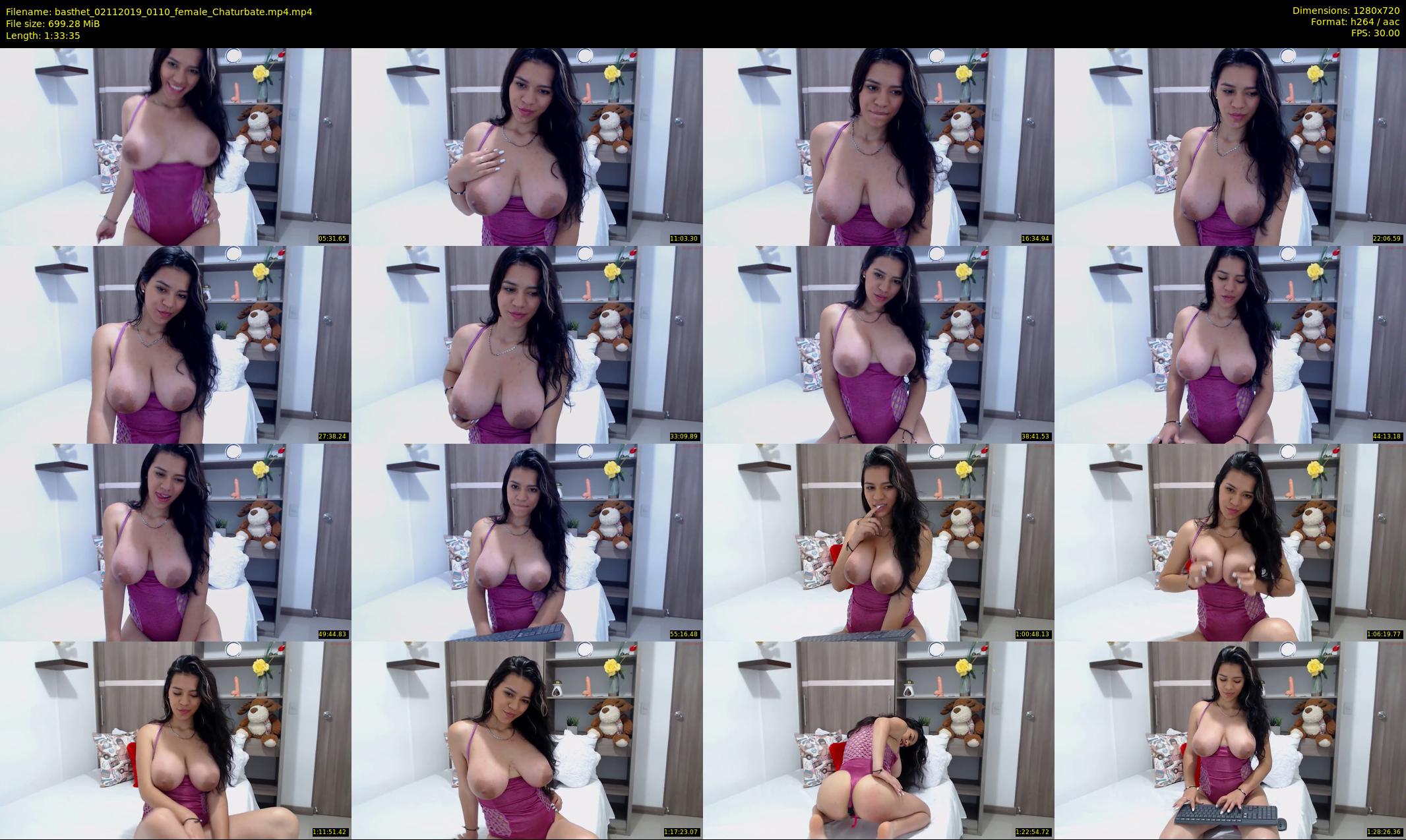 basthet — 94 minute Chaturbate female cam show recording, 720p, Nov 2, 2019