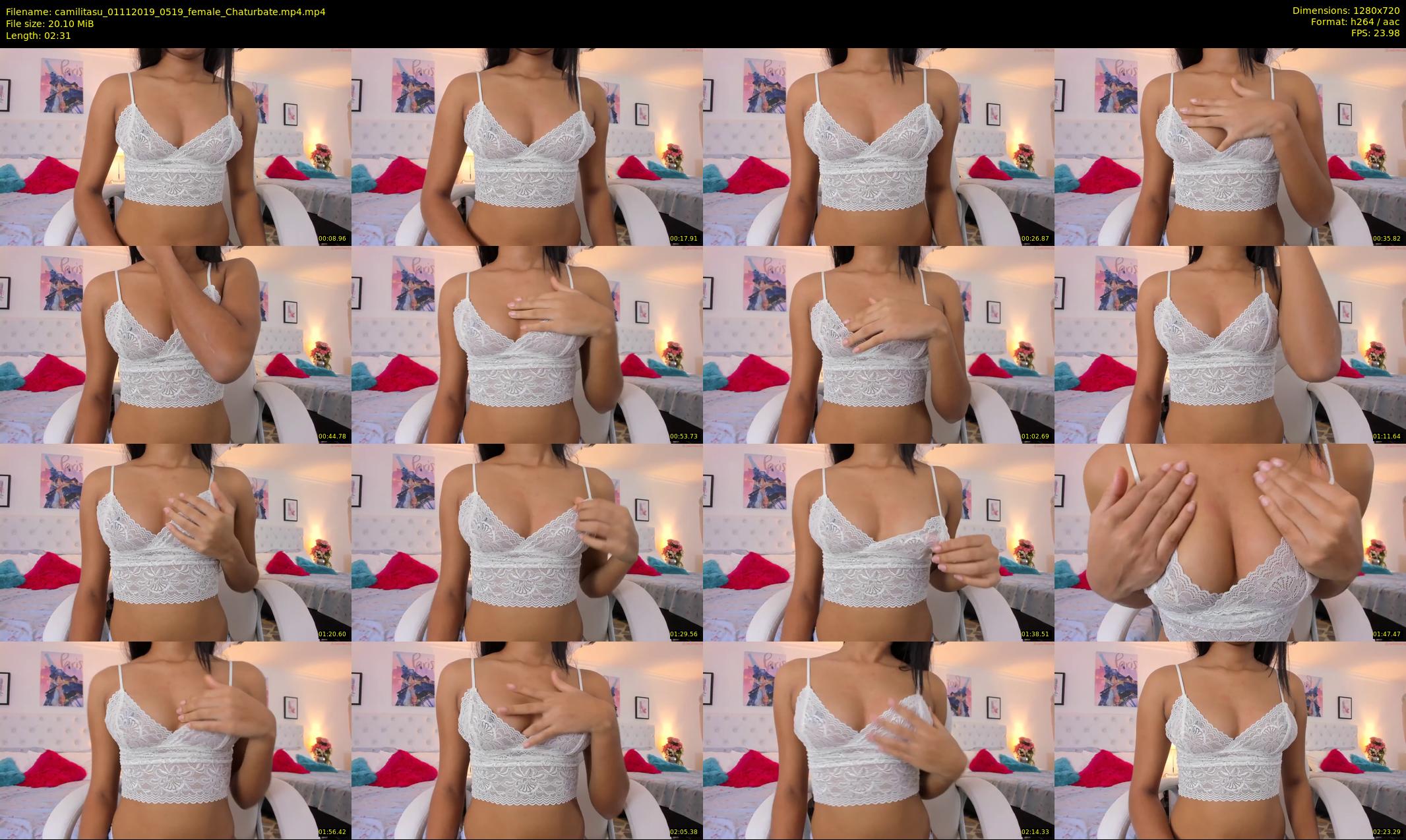 camilitasu — 3 minute Chaturbate female cam show recording, 720p, Nov 1, 2019