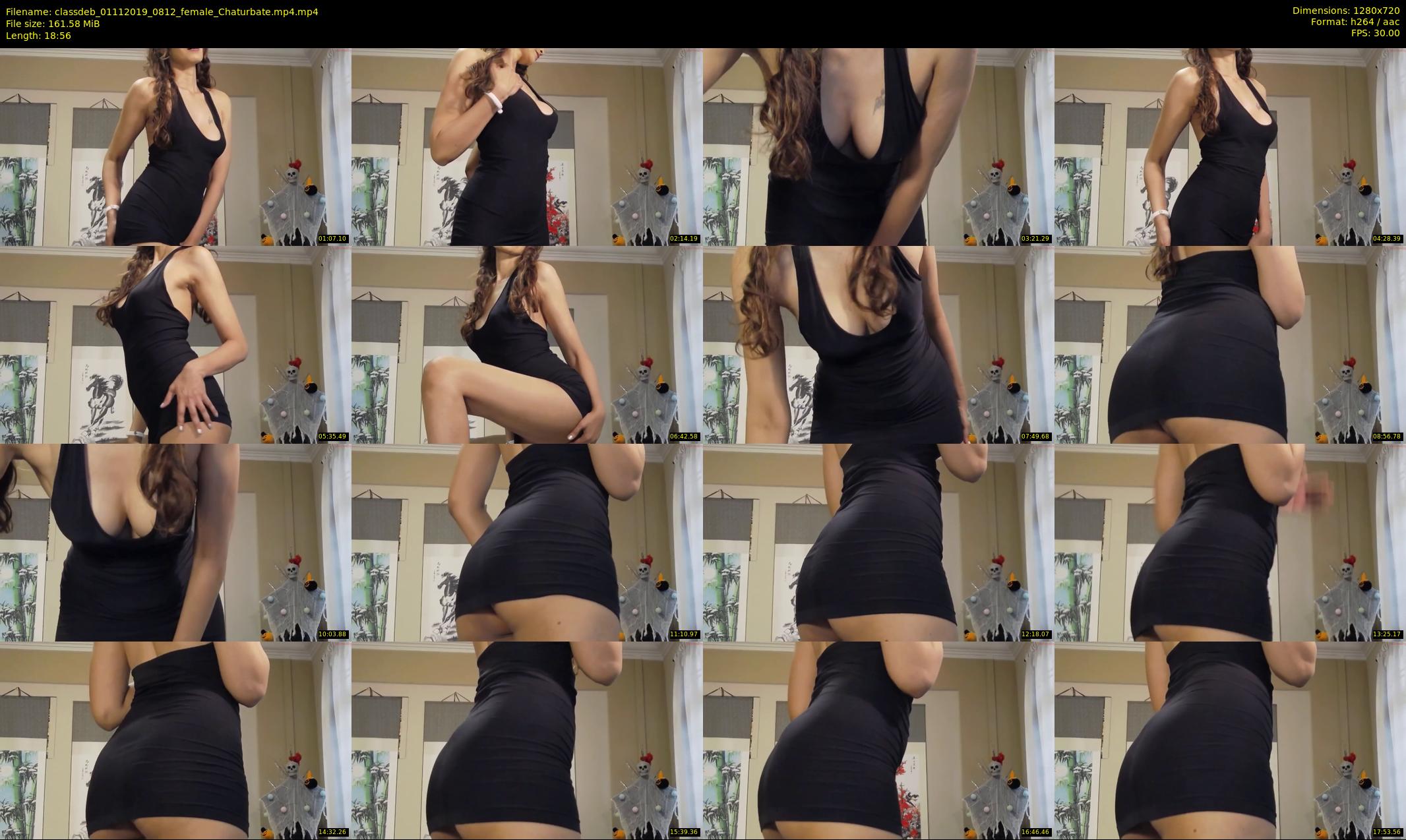 classdeb — 19 minute Chaturbate female cam show recording, 720p, Nov 1, 2019