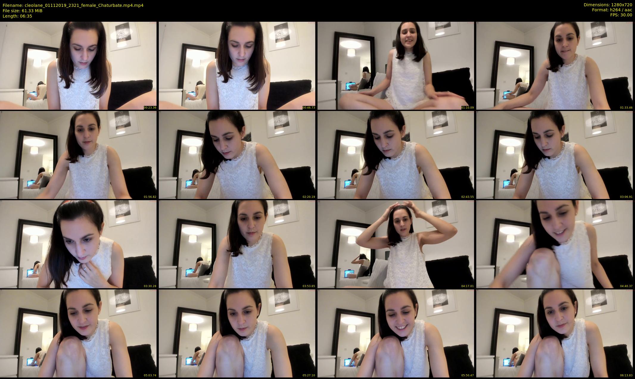 cleolane — 7 minute Chaturbate female cam show recording, 720p, Nov 1, 2019