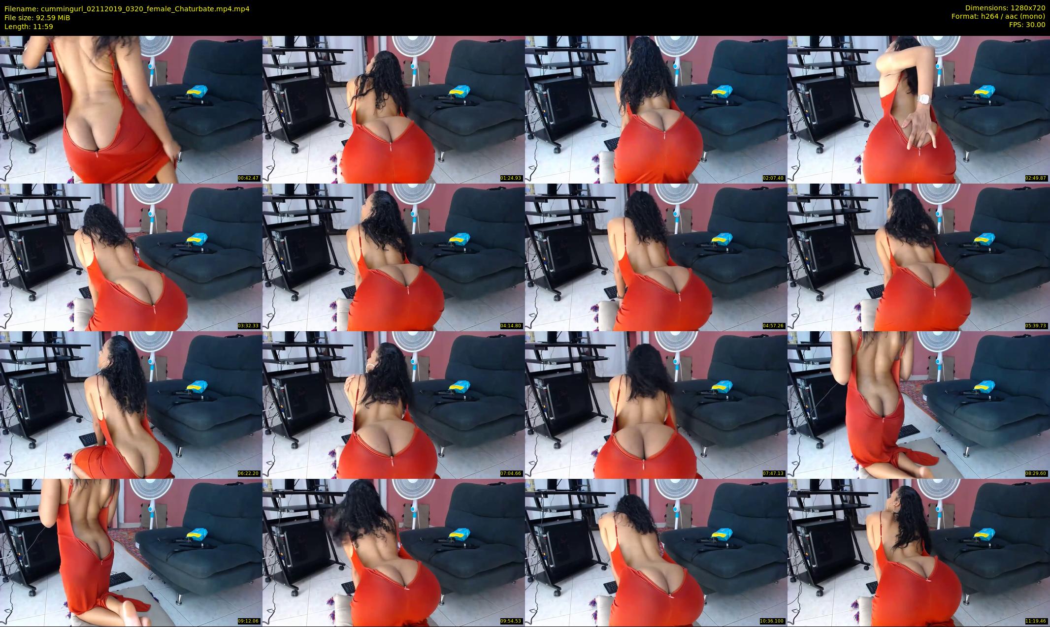 cummingurl — 12 minute Chaturbate couple cam show recording, 720p, Nov 2, 2019
