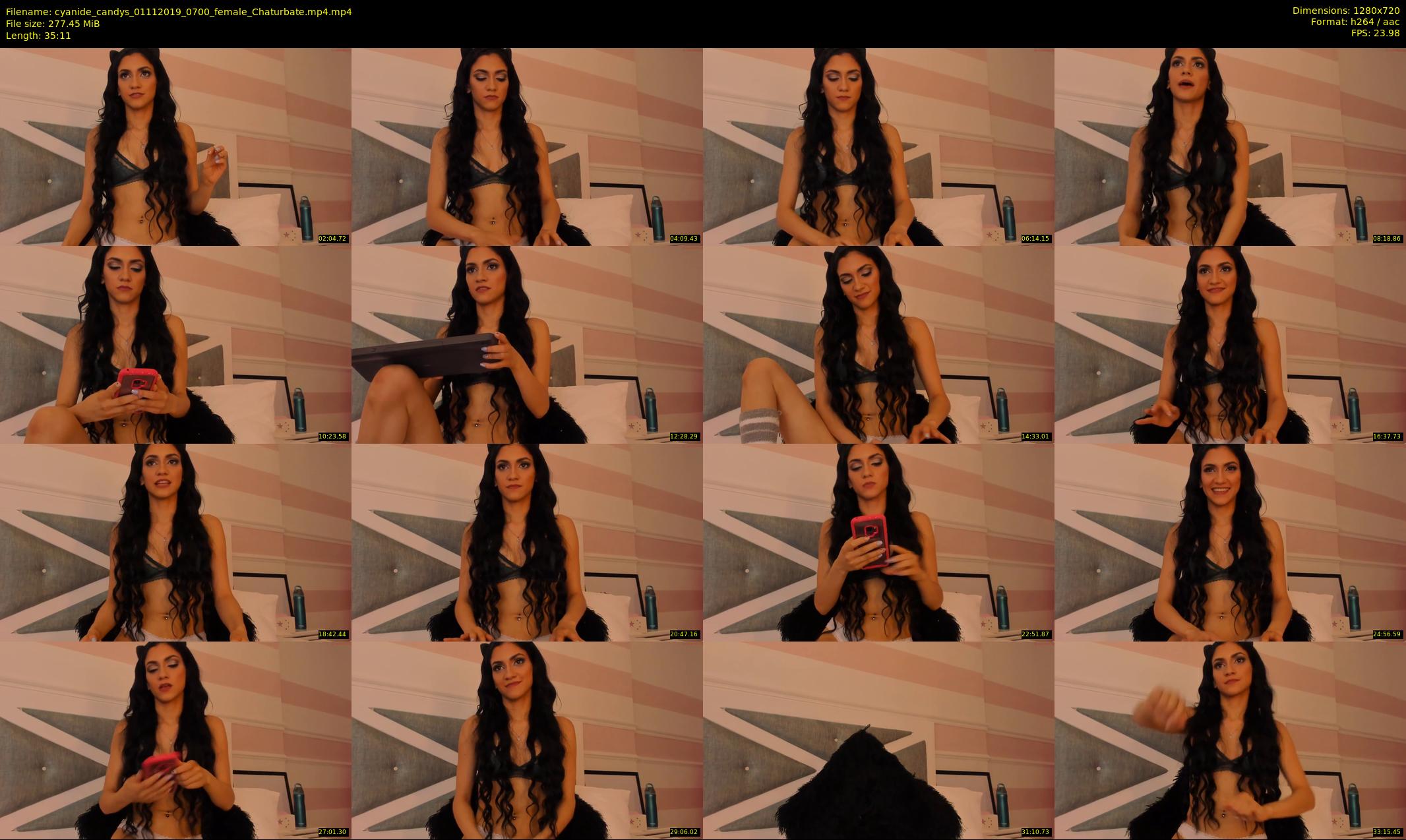 cyanide_candys — 36 minute Chaturbate female cam show recording, 720p, Nov 1, 2019