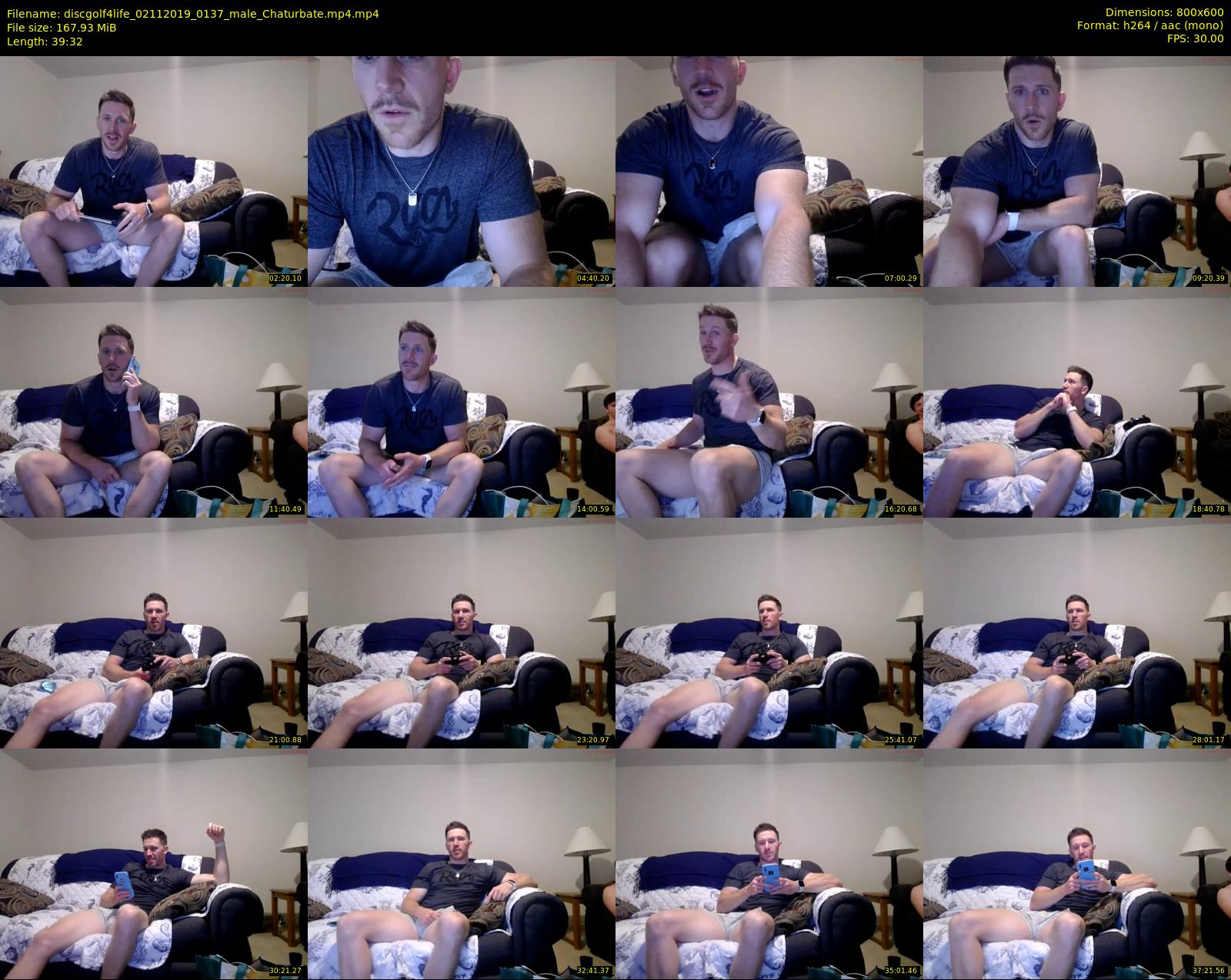 discgolf4life — 40 minute Chaturbate male cam show recording, 480p, Nov 2, 2019