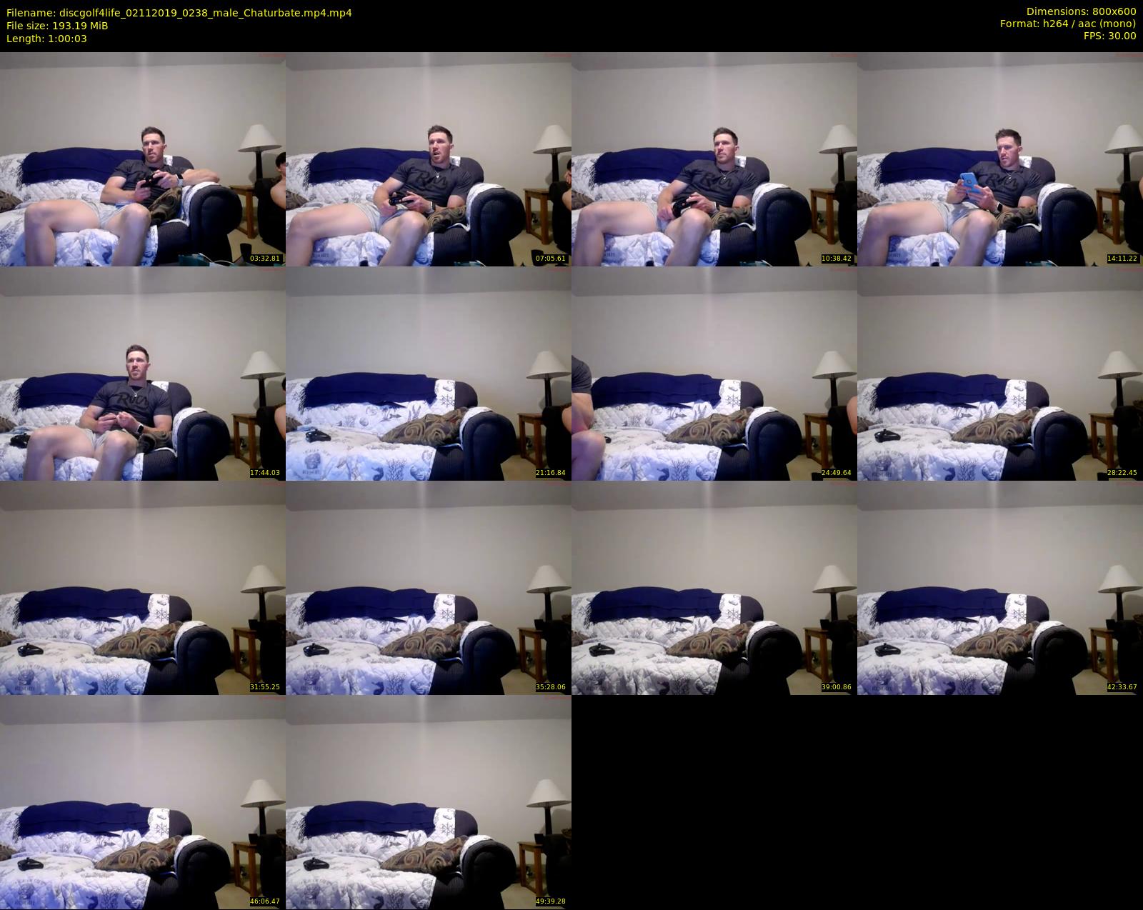 discgolf4life — 61 minute Chaturbate male cam show recording, 480p, Nov 2, 2019