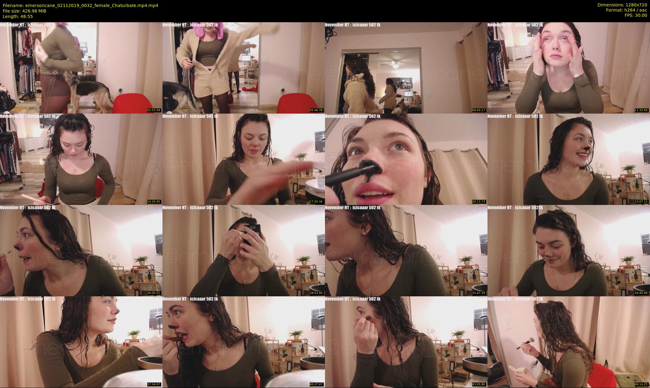 emersoncane — 49 minute Chaturbate female cam show recording, 720p, Nov 2, 2019