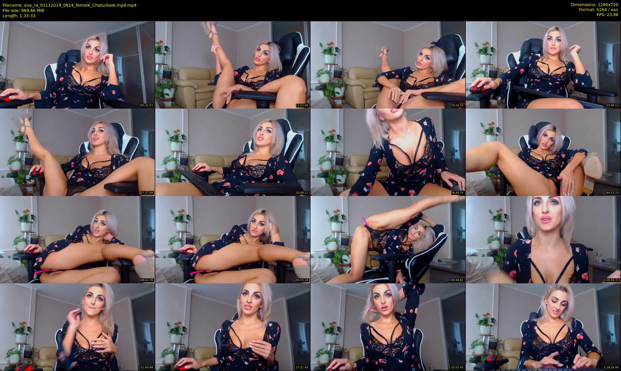 eva_ra — 94 minute Chaturbate female cam show recording, 720p, Nov 1, 2019