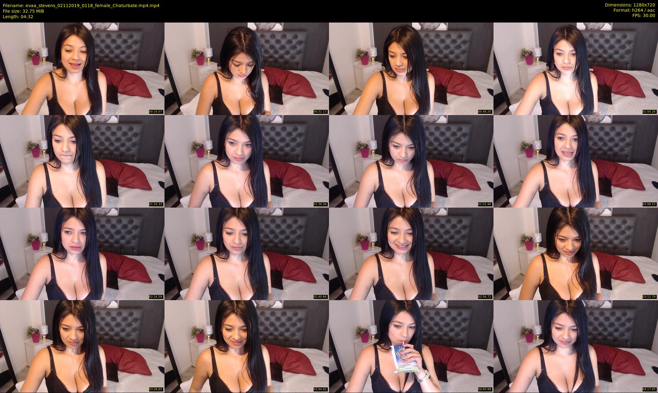 evaa_stevens — 5 minute Chaturbate female cam show recording, 720p, Nov 2, 2019