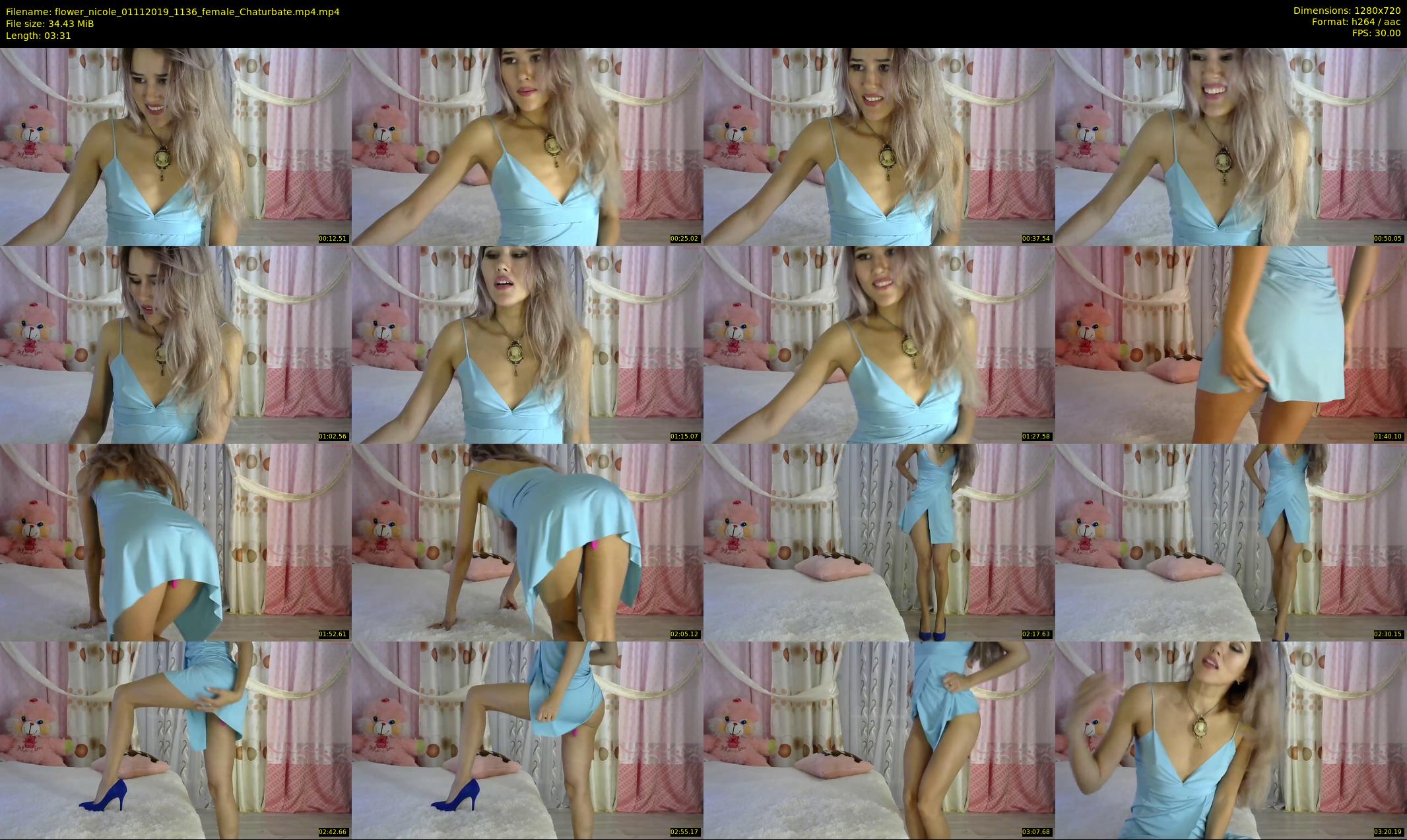 flower_nicole — 4 minute Chaturbate female cam show recording, 720p, Nov 1, 2019