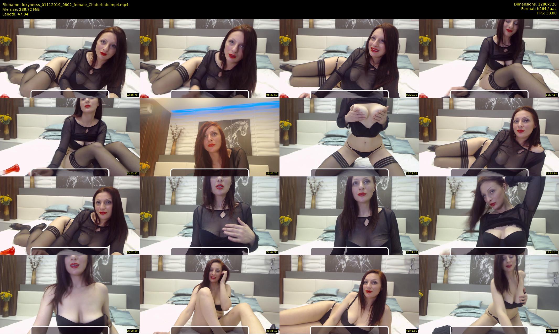 foxynesss — 48 minute Chaturbate female cam show recording, 720p, Nov 1, 2019