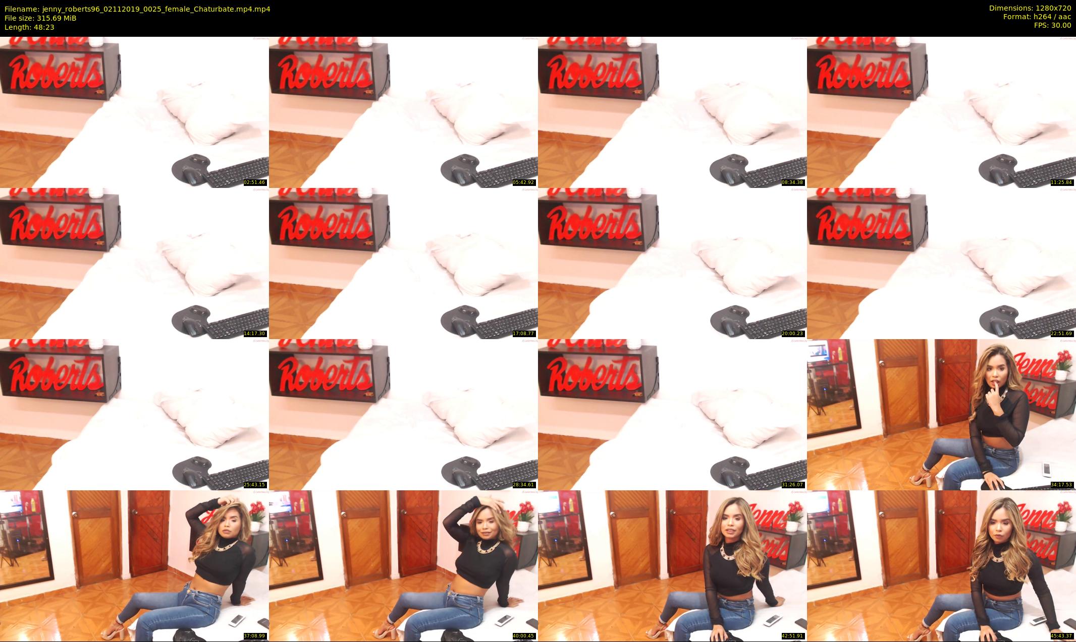 jenny_roberts96 — 49 minute Chaturbate female cam show recording, 720p, Nov 2, 2019